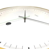 Darrahopens Home & Garden > Home & Garden Others Toki Metta Brushed Gold Silent Sweep Second Wall Clock Date 40cm
