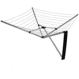 Darrahopens Home & Garden > Home & Garden Others Wall Mounted 5 Arm 26m Clothes Airer Folding Concertina Cloth Dryer Washing Line