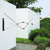 Darrahopens Home & Garden > Home & Garden Others Wall Mounted 5 Arm 26m Clothes Airer Folding Concertina Cloth Dryer Washing Line