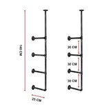 darrahopens Home & Garden > Home & Garden Others Wall Shelves Display Bookshelf Industrial DIY Pipe Shelf Rustic Brackets