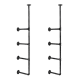 darrahopens Home & Garden > Home & Garden Others Wall Shelves Display Bookshelf Industrial DIY Pipe Shelf Rustic Brackets