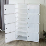 darrahopens Home & Garden > Home & Garden Others White Cube DIY Shoe Cabinet Rack Storage Portable Stackable Organiser Stand