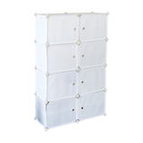 darrahopens Home & Garden > Home & Garden Others White Cube DIY Shoe Cabinet Rack Storage Portable Stackable Organiser Stand