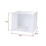 darrahopens Home & Garden > Home & Garden Others White Cube DIY Shoe Cabinet Rack Storage Portable Stackable Organiser Stand