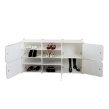 darrahopens Home & Garden > Home & Garden Others White Cube DIY Shoe Cabinet Rack Storage Portable Stackable Organiser Stand
