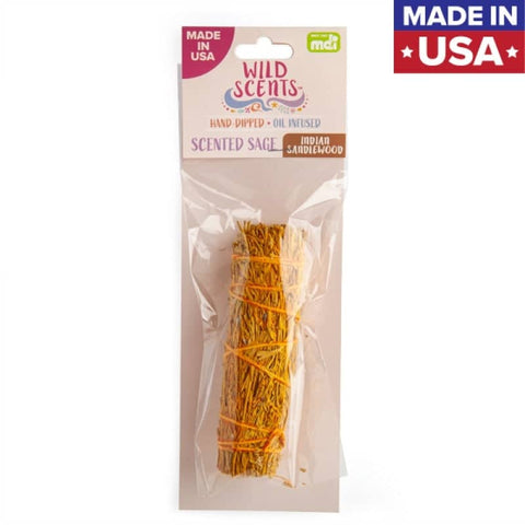 darrahopens Home & Garden > Home & Garden Others Wild Scents Indian Sandalwood Sage Smudge Stick