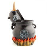 darrahopens Home & Garden > Home & Garden Others Witches' Cauldrons with LED Flames Backflow Burner