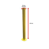 darrahopens Home & Garden > Home & Garden Others Yellow Heavy Duty Steel Bollard Post
