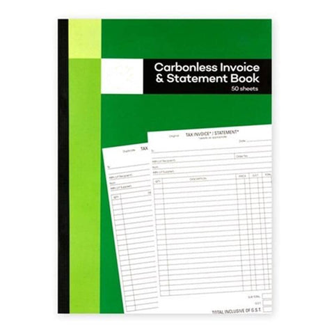 Darrahopens Home & Garden > Home Office Accessories 12 x Book Carbonless Invoice & Statement A4 50 sheets