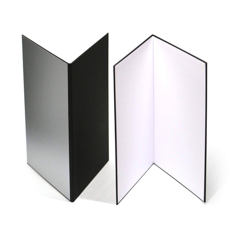 Darrahopens Home & Garden > Home Office Accessories 2 Pack A3  3 in 1 Photography Light Reflector Cardboard Light Diffuser Board Black, Silver, White