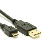 darrahopens Home & Garden > Home Office Accessories 8WARE USB 2.0 Cable 3m A to Micro-USB B Male to Male Black