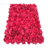 Darrahopens Home & Garden > Home Office Accessories Artificial Flower Wall Backdrop Panel 40cm X 60cm Romantic Red