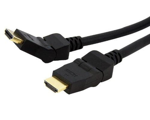 darrahopens Home & Garden > Home Office Accessories ASTROTEK HDMI Cable 2m - v1.4 19 pins Type A Male to Male 180 Degree Swivel Type 30AWG Gold Plated Nylon sleeve RoHS CBAT-HDMI-MM-2 CBHDMI-2MHS
