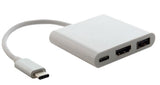 darrahopens Home & Garden > Home Office Accessories ASTROTEK USB 3.1 Type-C (USB-C) to HDMI, USB Type-A and USB Type-C Adapter Male to Female 4K 30Hz for Apple MacBook Chromebook Pixel