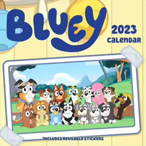 Darrahopens Home & Garden > Home Office Accessories Bluey 2023 Square Calendar