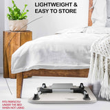 Darrahopens Home & Garden > Home Office Accessories CARLA HOME Laptop Bed Desk with Storage and foldable legs for Adults, Kids & Home Office