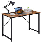 Darrahopens Home & Garden > Home Office Accessories Computer Desk, Sturdy Home Office Desk for Laptop, Modern Simple Style Writing Table, Multipurpose Workstation