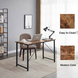 Darrahopens Home & Garden > Home Office Accessories Computer Desk, Sturdy Home Office Desk for Laptop, Modern Simple Style Writing Table, Multipurpose Workstation