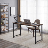 Darrahopens Home & Garden > Home Office Accessories Computer Desk, Sturdy Home Office Desk for Laptop, Modern Simple Style Writing Table, Multipurpose Workstation