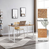 Darrahopens Home & Garden > Home Office Accessories Computer Desk, Sturdy Home Office Laptop Desk Modern Writing Table, Multipurpose Workstation