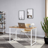 Darrahopens Home & Garden > Home Office Accessories Computer Desk, Sturdy Home Office Laptop Desk Modern Writing Table, Multipurpose Workstation