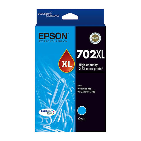 darrahopens Home & Garden > Home Office Accessories EPSON 702XL Cyan Ink Cartridge