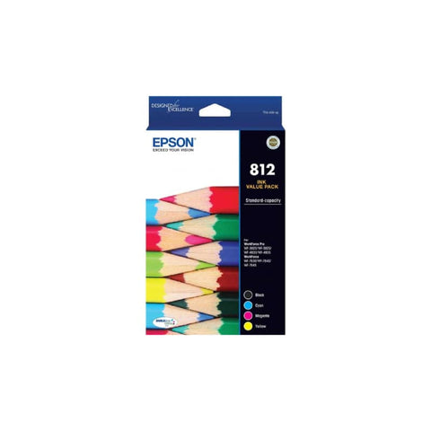 darrahopens Home & Garden > Home Office Accessories EPSON 812 4 Ink Value Pack