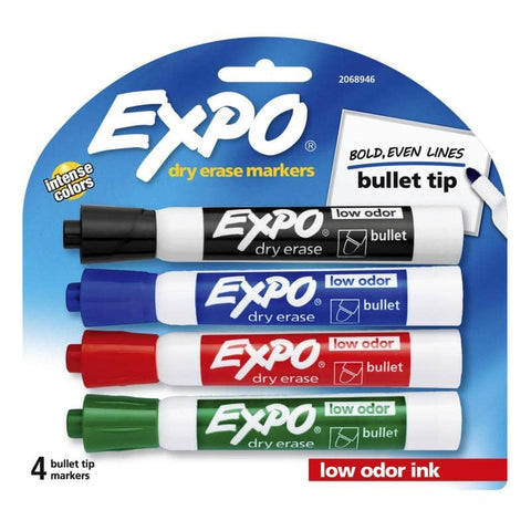 darrahopens Home & Garden > Home Office Accessories EXPO White Board Marker Blt Assorted Pack of 4 Box of 6
