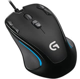 darrahopens Home & Garden > Home Office Accessories Logitech G300s Optical Ambidextrous USB Gaming Mouse  2500DPI 9 Programmable Buttons Onboard Memory 1ms Response Rate On-The-Fly DPI Switching(LS)