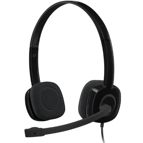 darrahopens Home & Garden > Home Office Accessories Logitech H151 Stereo Headset Light Weight Adjustable Headphone with Microphone 3.5mm jack In-line audio controls Noise-cancelling