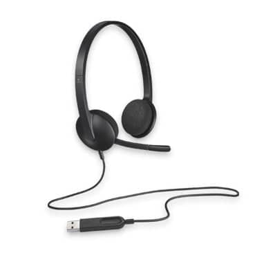 darrahopens Home & Garden > Home Office Accessories Logitech H340 Plug-and-Play USB headset with Noise Cancelling Microphone Comfort Design fro Windows Mac Chrome