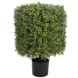 Darrahopens Home & Garden > Home Office Accessories Premium Potted Artificial Square Topiary Plant 55cm UV Resistant