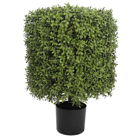 Darrahopens Home & Garden > Home Office Accessories Premium Potted Artificial Square Topiary Plant 55cm UV Resistant