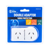 darrahopens Home & Garden > Home Office Accessories THE BRUTE POWER CO. Double Adaptor - Flat Left + Surge Protection