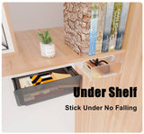 darrahopens Home & Garden > Home Office Accessories Under Desk Drawer Slide-out Large Office Organizers and Storage Drawers - Small Black
