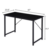 Darrahopens Home & Garden > Home Office Accessories YES4HOMES Computer Desk, Sturdy Home Office Desk for Laptop, Modern Simple Style Writing Table, Multipurpose Workstation