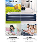 darrahopens Home & Garden > Inflatable Mattress Bestway Queen Air Bed Inflatable Mattress Sleeping Mat Battery Built-in Pump