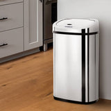 darrahopens Home & Garden > Kitchen Bins 50L Stainless Steel Motion Sensor Rubbish Bin