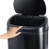 darrahopens Home & Garden > Kitchen Bins 58L Motion Sensor Rubbish Bin - Black