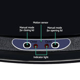 darrahopens Home & Garden > Kitchen Bins 68L Motion Sensor Rubbish Bin - Black
