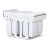 darrahopens Home & Garden > Kitchen Bins Cefito 2x15L Pull Out Bin - White