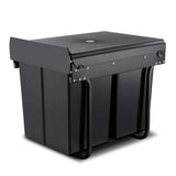 darrahopens Home & Garden > Kitchen Bins Cefito 2x20L Pull Out Bin - Black
