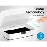 darrahopens Home & Garden > Kitchen Bins Devanti 45L Sensor Bin White
