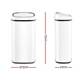 darrahopens Home & Garden > Kitchen Bins Devanti 68L Sensor Bin White