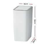 Darrahopens Home & Garden > Kitchen Bins Devanti Motion Sensor Bin Automatic Rubbish Bins Waste Trash Can White 9L