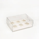 darrahopens Home & Garden > Kitchenware 10Pcs Clear Dessert Boxes Cupcake Packing Boxes Bakery Cake Wrapping Boxes