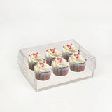 darrahopens Home & Garden > Kitchenware 10Pcs Clear Dessert Boxes Cupcake Packing Boxes Bakery Cake Wrapping Boxes