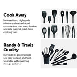 darrahopens Home & Garden > Kitchenware 11pcs Kitchen Utensil Set Silicone Heat-Resistant Non-Stick Kitchen Utensils kit