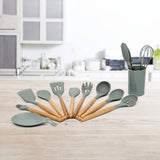 darrahopens Home & Garden > Kitchenware 11x Kitchen Utensils for Cooking Baking Silicone Set