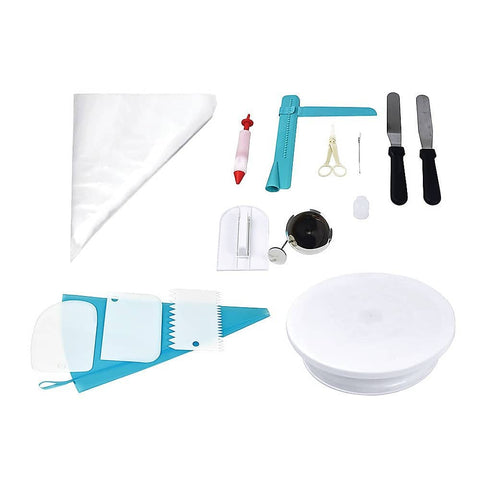 darrahopens Home & Garden > Kitchenware 164Pcs Cake Decorating Kit Turntable Rotating Baking Flower Icing Piping Nozzles